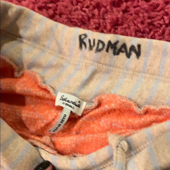 Splendid super cute tan and baby blue shorts - Picture 4 of 4